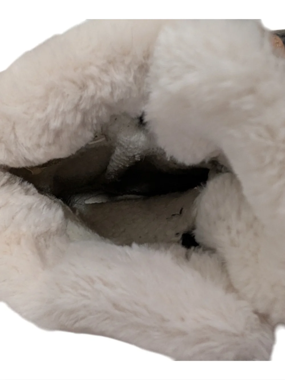London Fog Brown and Pink Faux-Fur Winter Duck Boots